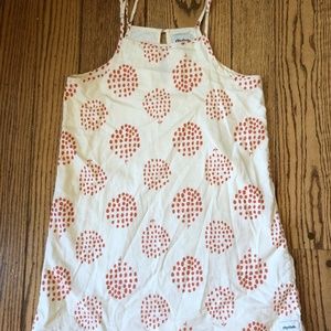 Rhythm. Dress With Cute Orange and Cream Design